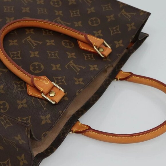 LOUIS VUITTON Monogram Sac Plat Hand Bag M51140 LV Auth am7853 - Picture 7 of 16